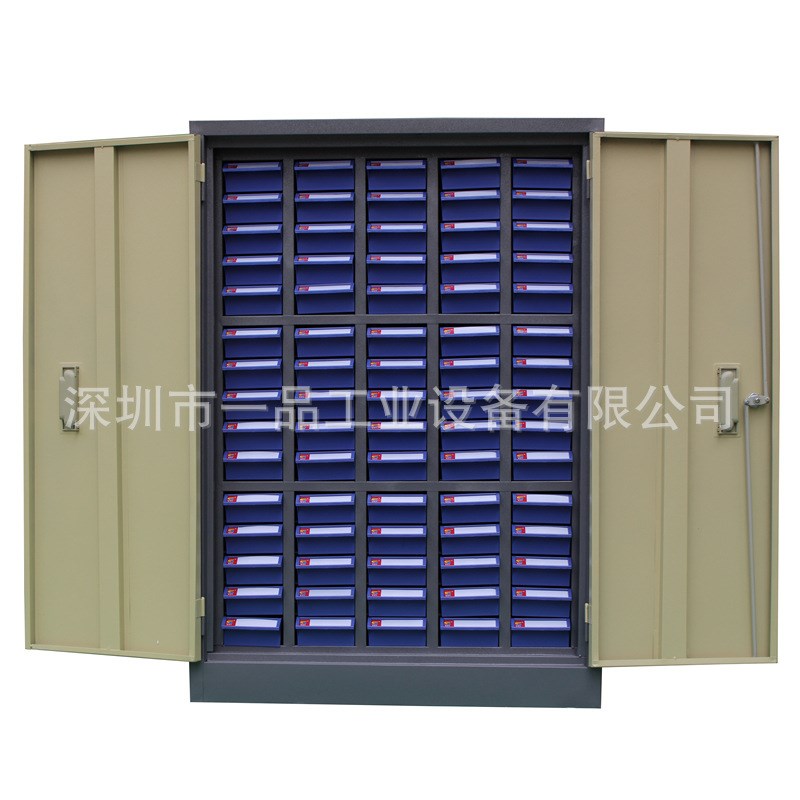 一品 100抽电子元器件收纳盒防静电零件柜抽屉式配件物料整理柜