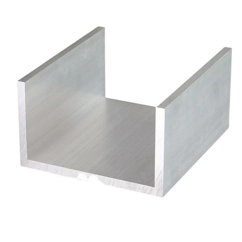 东莞6063铝方管 U型铝槽c型槽铝合金槽铝本色型材 凹型槽分格条