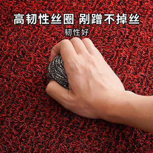 入户地垫可裁剪特厚丝圈地毯耐脏耐磨家用进户门门口防滑疏水门垫