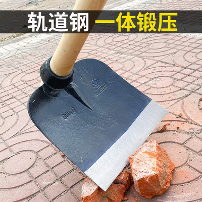 大宽锄头家用种菜除草农具挖地挖土挖笋农用工具户外锄草锰钢锄头