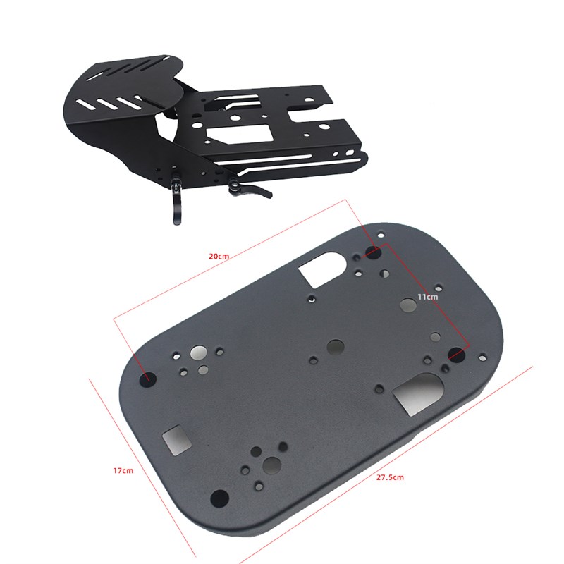 深远电动车A8A8L动力版后尾架加高滑动尾架伸缩增高座包尾架