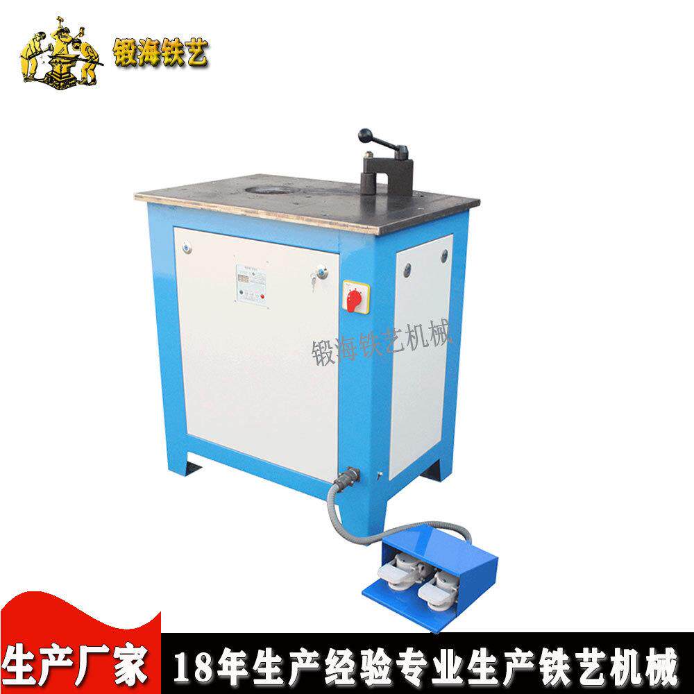 【铁艺工厂】基本型电动弯花机 制作CPS花型 加工16mm方钢