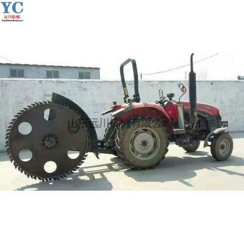 路面开沟机 盘式村庄管道开沟机 农用链条式开沟机