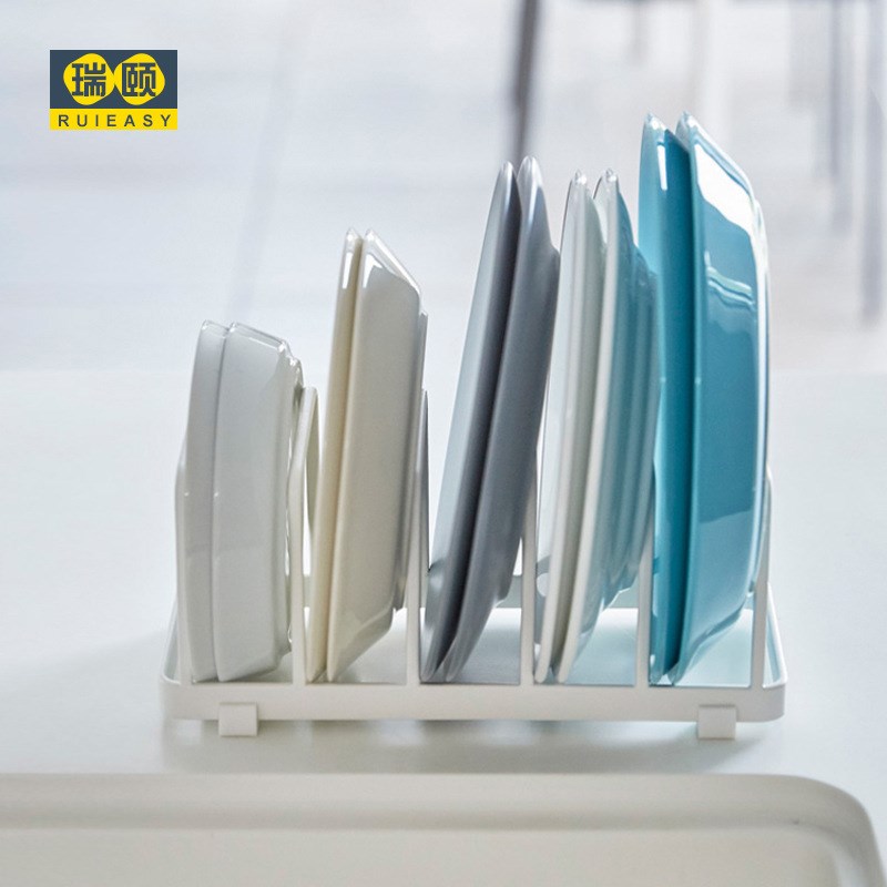 厨房碗碟沥水架厨柜内盘子收纳架碗碟架柜内盘架碟架砧板盘子架托