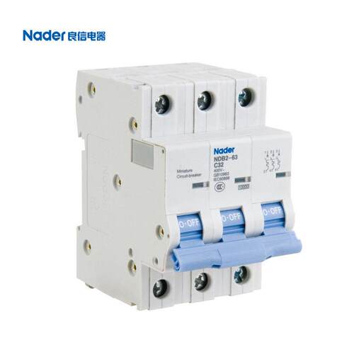 Nader 上海良信电器微型断路器 工业用小型断路器 NDB2T-63B