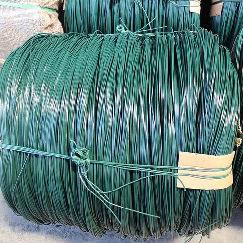 建筑钢筋绑扎包塑截断丝扎丝园林园艺手工艺品镀锌铁丝涂塑切断丝