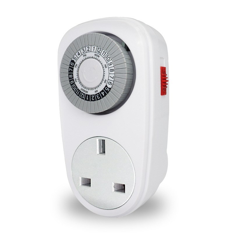 英国  厨房定时预约开关智能插座电子式计时器插座接线式定时器