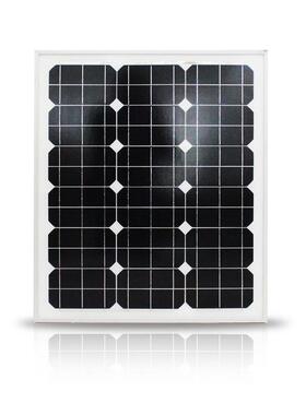 供应18V60W单晶A级太阳能电池板用于太阳能路灯家用发电系统