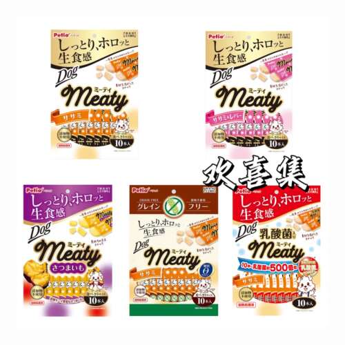 日本直邮Petio派蒂奥狗粮乳酸菌鸡肉鸡肝慕斯肉条全阶段狗狗湿粮