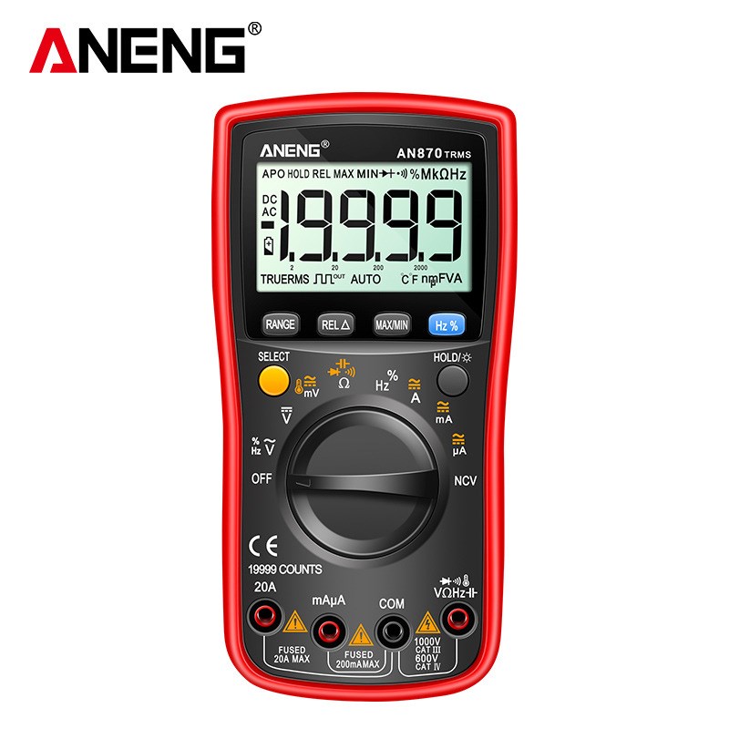 ANENG 高精度四位半数字万用表全自动电工维修多功能测量仪器仪表