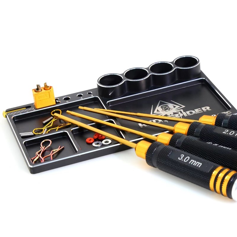 RS红蜘蛛出品 航模 模型车模型船维修工具座工具架配件收纳架R198