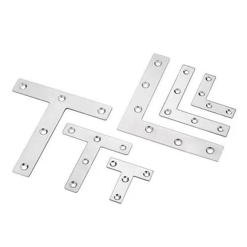 不锈钢角码90度直角固定片三角铁支撑架连接片l型层板托t五金配件