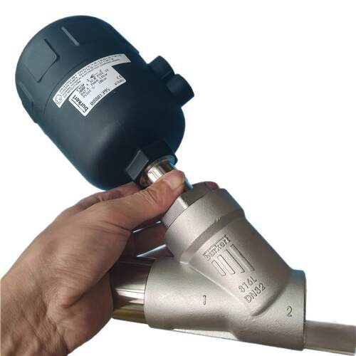 宝德1395 burkert2000气动角座阀00001395 DN32 PTFE 14bar 原装