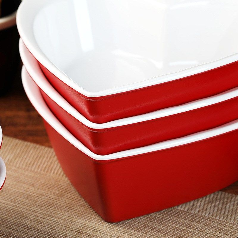 火锅饭店鲜心形鸭血碗密胺仿瓷餐具重庆四川串串店特色创意盘商用,餐饮具,碗,淘宝优惠券,粉丝福利购,淘宝优惠卷