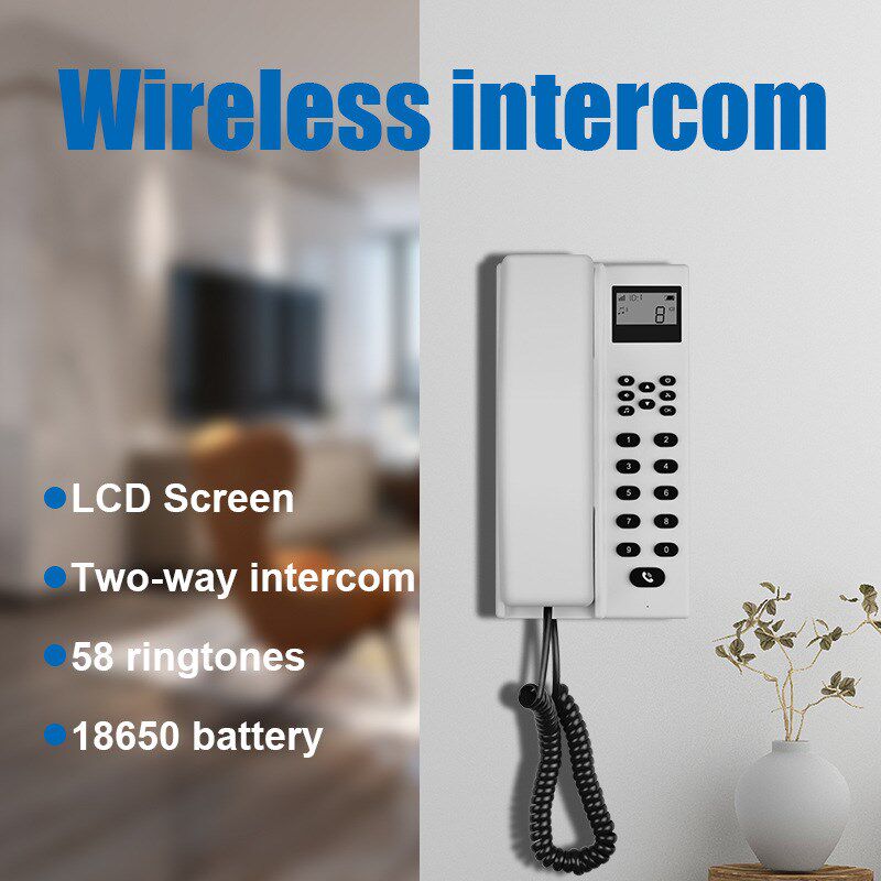 无线内部对讲机 办公室酒店内部电话机 Wireless intercom system