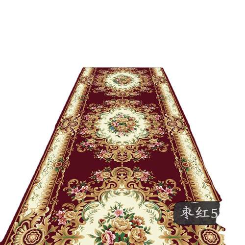 carpet高档走廊地毯过道中式家用客厅玄关地垫满铺酒店宾馆大块