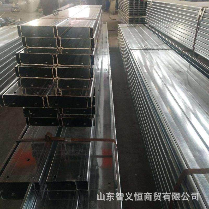 热镀锌C型钢C型钢Q235B材质 工业紧固支架冷弯C型钢山东厂家供应