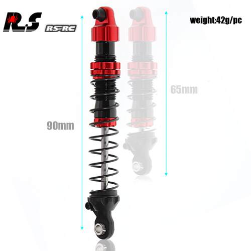 RS红蜘蛛出品1/10攀爬车SCX10 易控Axial 带锁防掉弹簧托避震R158
