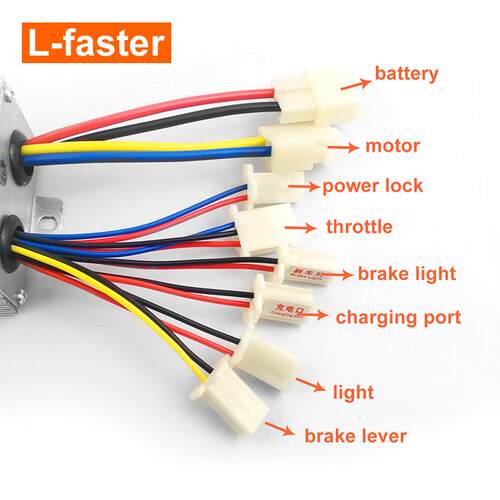 24V36V48V 450W 600W 电动三轮车转换套件齿轮电机MY1020Z三轮车