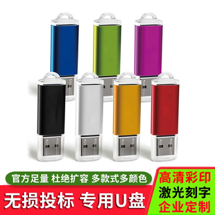 招标U盘1G2G4G电子标书小容量优盘128M256MB512M企业定制LOGO刻字