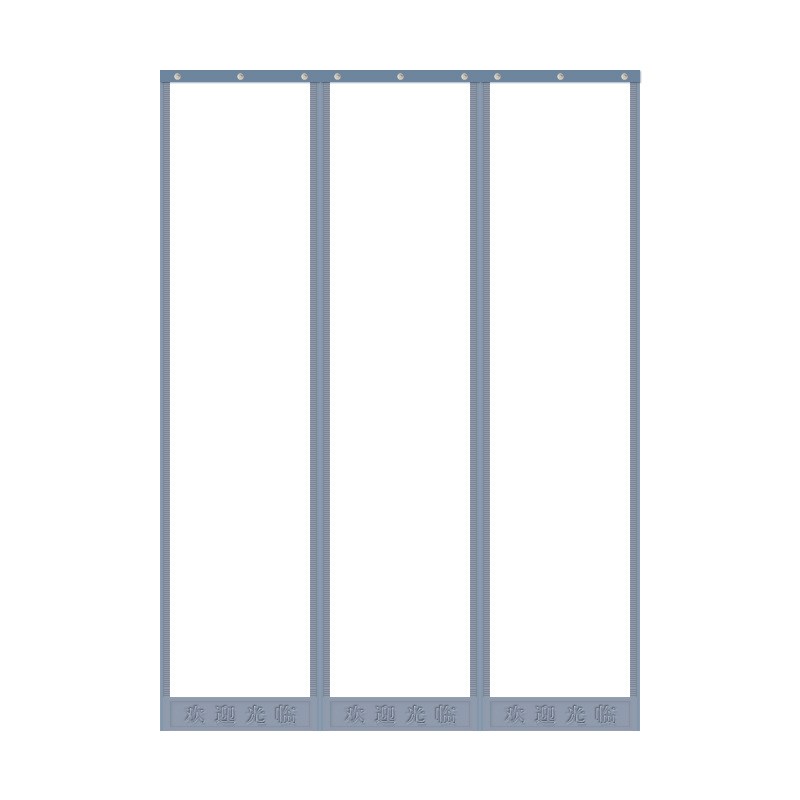 磁吸门帘pvc透明自吸软门帘空调隔冷隔热商场超市防尘隔断帘供应