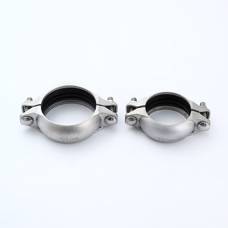 304不锈钢拷贝林卡箍 沟槽管件卡箍 哈夫卡箍 拷贝林卡箍