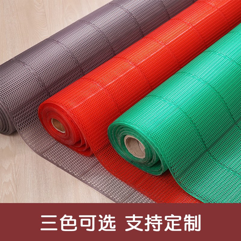 PVC透明牛津地垫 浴室厨房户外游泳池厕所洗手间镂空防滑垫地垫