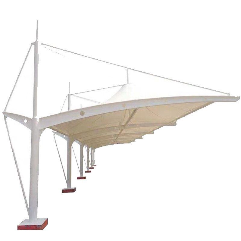 供应设计景观棚 游乐场广场休闲遮阳防雨棚 公园膜结构景观棚