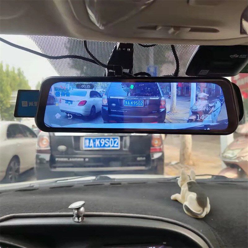 米里T5/T6pro全屏流媒体9.66寸前后高清夜视语音双录行车记录仪