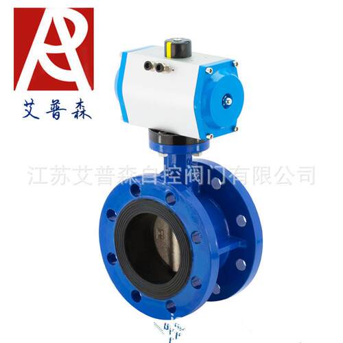 D641X气动法兰软密封蝶阀-气动大口径法兰软密封蝶阀D641X-10/16