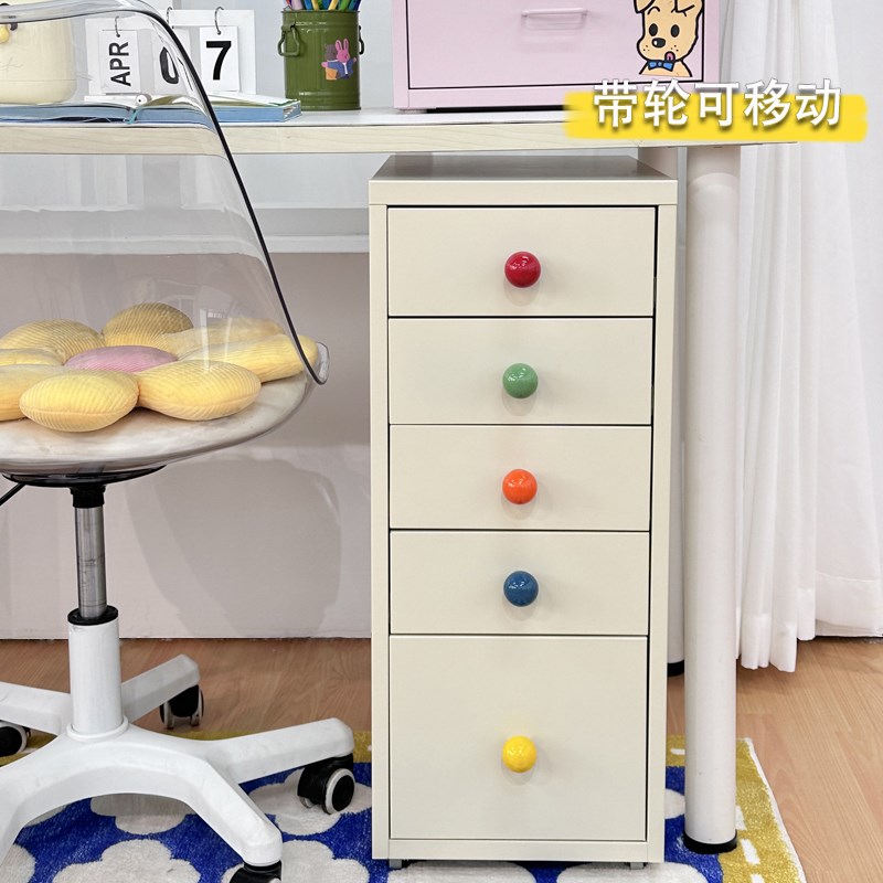 抽屉式收纳盒家用桌下化妆品护肤品梳妆台置N物架零食整理盒小推