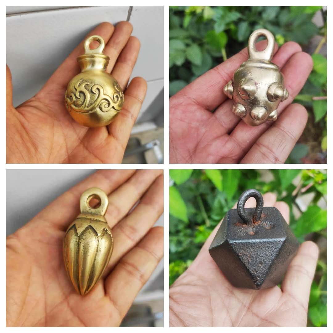 老兵器骨朵锤铜器冷兵p器辽金铜布鲁头打狼器健身防身流星锤把玩