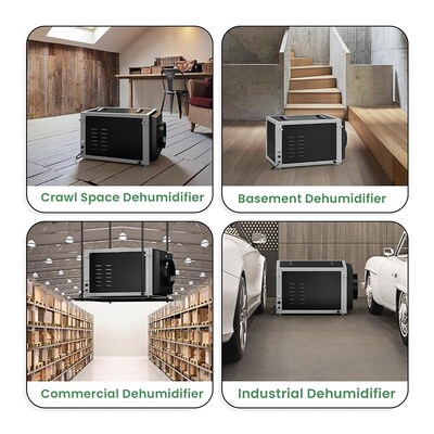 60L overhead suspended dehumidifier commercial industrial