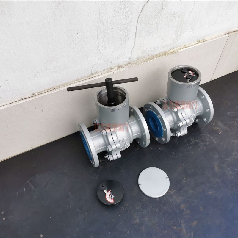 FDQ41F-16C DN100防盗软密封锁闭球阀 法兰式四氟密封防盗球阀