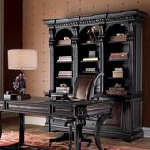 美式 可定制 实木书柜白蜡木复古做旧雕花客厅储物柜边柜设计师款