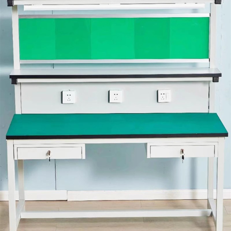 防静电工作台带灯装配操作台车间生产流水线实验检验手机维修台