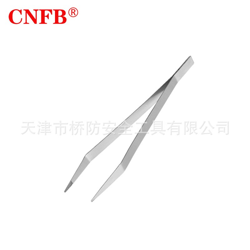 桥防/CNFB 304不锈钢镊子防潮耐腐蚀无磁T88308天津桥防