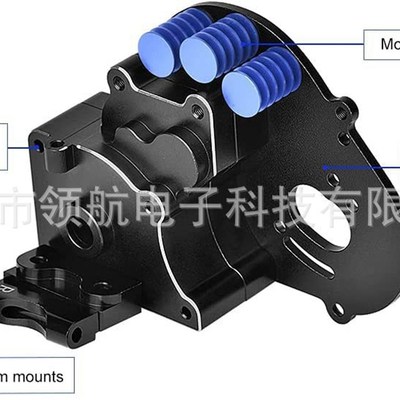 Traxxas Slash 2WD塑料变速箱,带铝合金电机