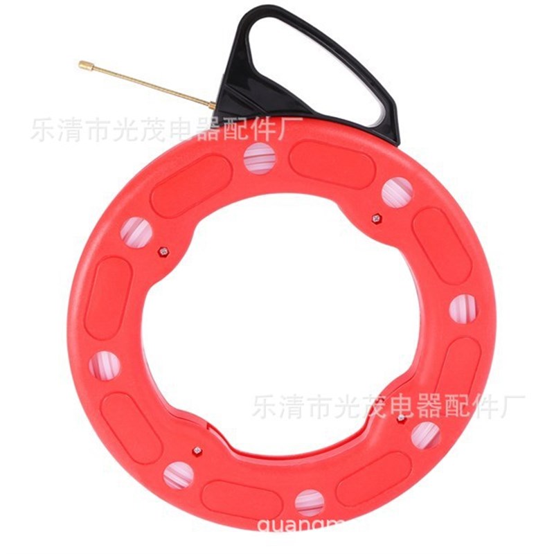 跨境电商金属钢丝穿墙线  尼龙穿墙线30米 电工穿墙引线器