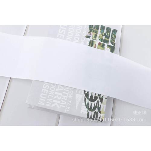 窗帘8公分有纺布带 窗帘布带白布带窗帘配件辅料打孔衬带50米