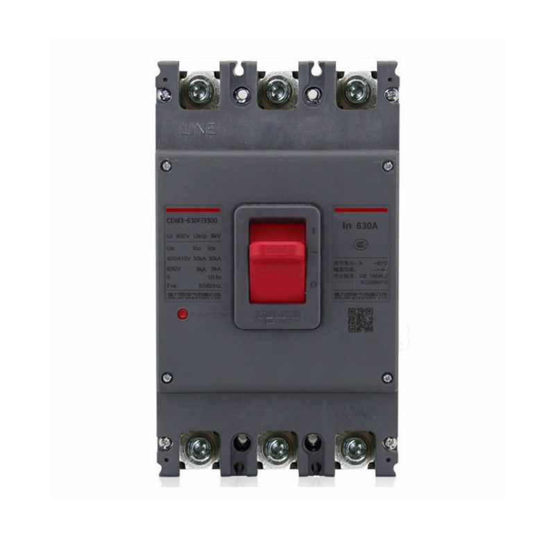 塑壳断路器 CDM3S-630F/3300 630A  空气开关 新升级新款3P4P