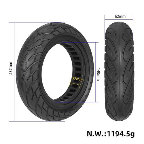 9号MaxG30 G30P G30LE G30LP用10*2.5内蜂窝37/45mm卡槽实心胎