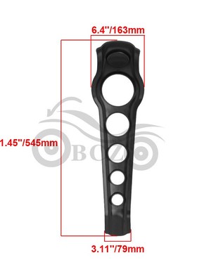 摩托车配件 适用CMX300/500改装黑色油箱保护罩 油箱外壳防护罩