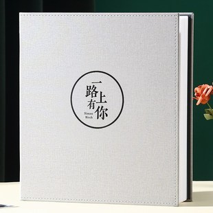 相册本大容量家庭情侣纪念册插页式1198张过塑影集宝宝5寸6寸相簿