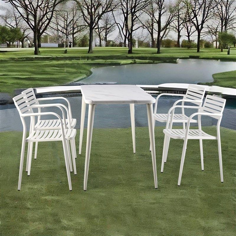 厂家直销户外铁艺白色休闲桌椅组合阳台庭院室内简约创意一桌两椅,户外/登山/野营/旅行用品,户外椅子凳子,淘宝优惠券,粉丝福利购,淘宝优惠卷