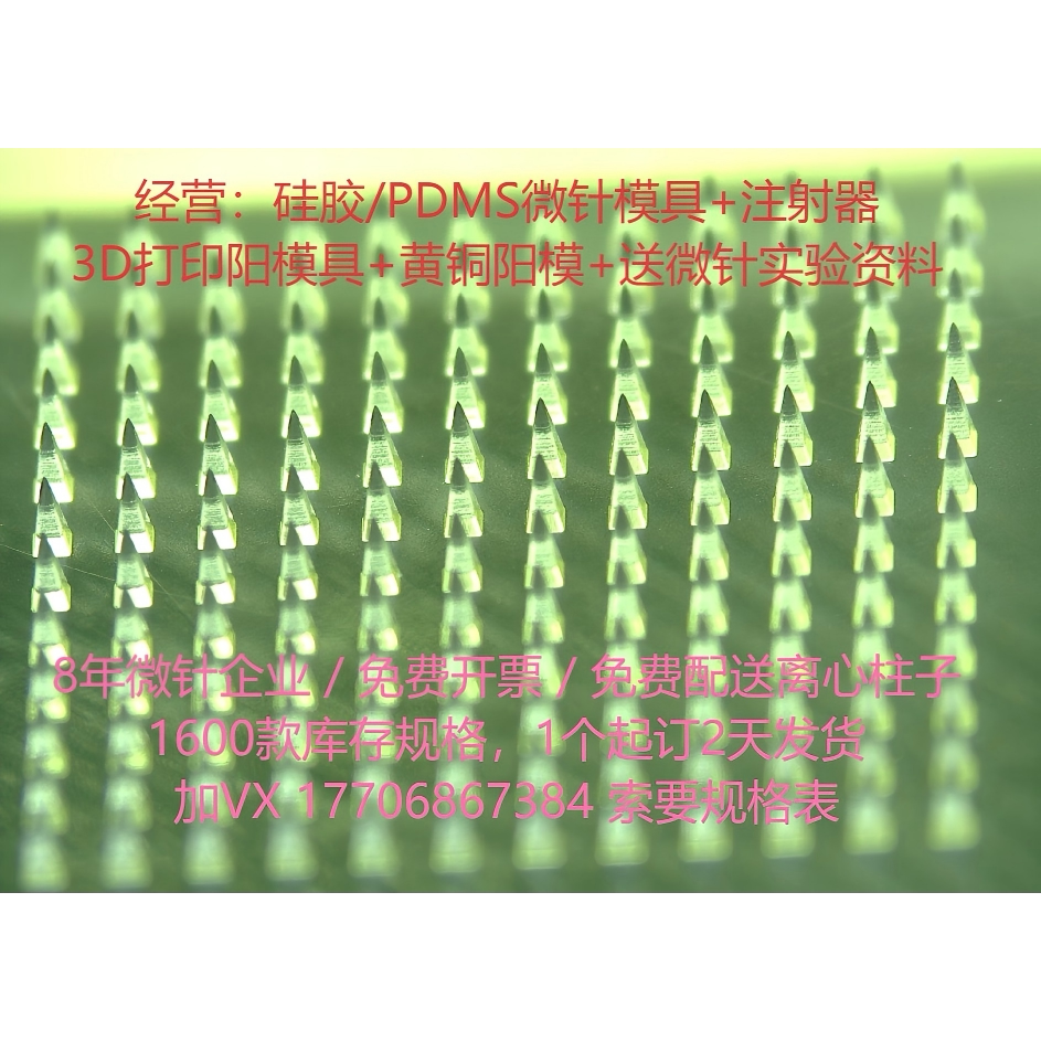 微针模具阴PDMS定制金