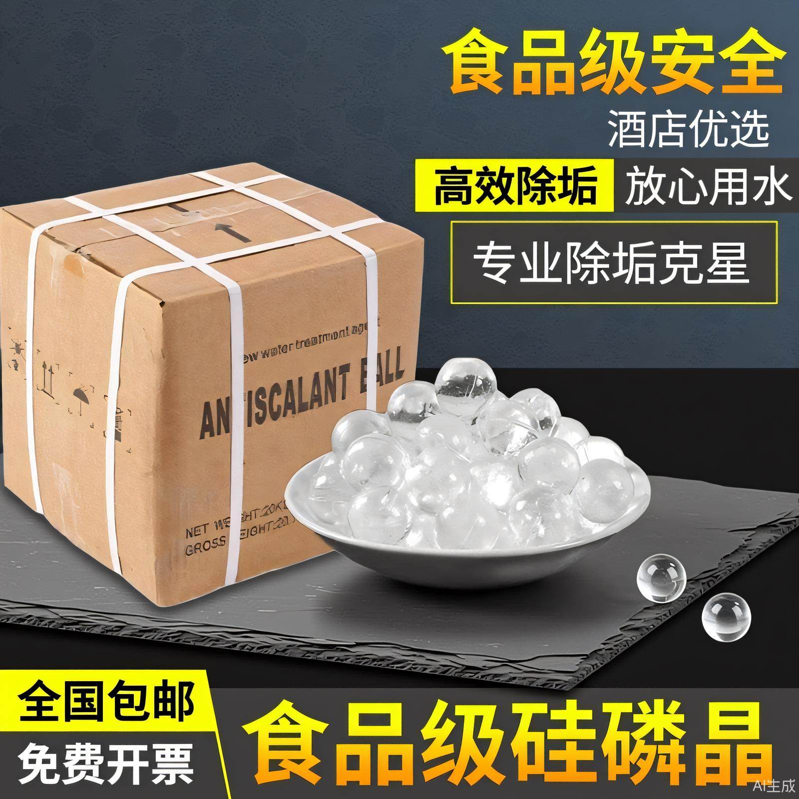 食品级硅磷晶除垢球家用净水锅炉太阳能净水器热水器缓蚀剂阻垢剂,家庭/个人清洁工具,过滤器/净水器,淘宝优惠券,粉丝福利购,淘宝优惠卷