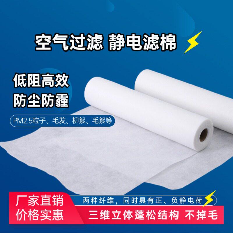 适配小米空气净化器滤芯静电棉DIY空气过滤网熔喷布新风pm2.5纱窗