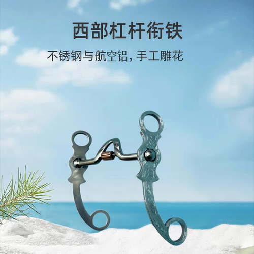 西式不锈钢马口衔铝嚼子H