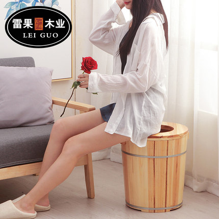 泡脚桶木桶妇科熏蒸桶蒸脚桶蒸汽洗脚木桶暖宫P坐熏仪木桶家用理